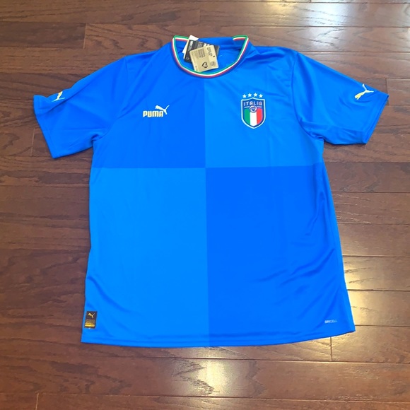 Puma Shirts Puma Italy Soccer Jersey Nwt Poshmark